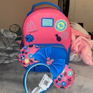 Disney Parks limited edition Vacation club member loungefly w/matching ears